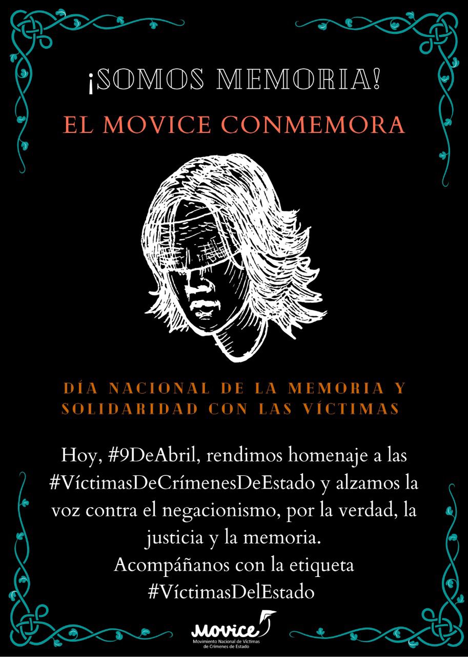 Comunicado De Abril D A Nacional De La Memoria Y La Solidaridad Con